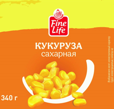 Fine Life Кукуруза сахарная, 340г