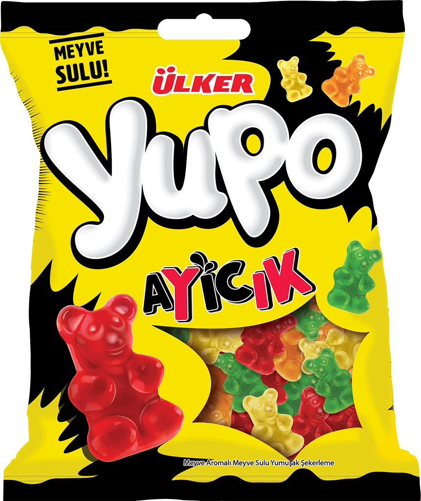Жевательный мармелад Ulker Yupo с фруктовым соком Медвежата, 80г