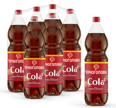 Напиток Черноголовка Cola вишня-миндаль сильногазированный, 1.5л х 6 шт