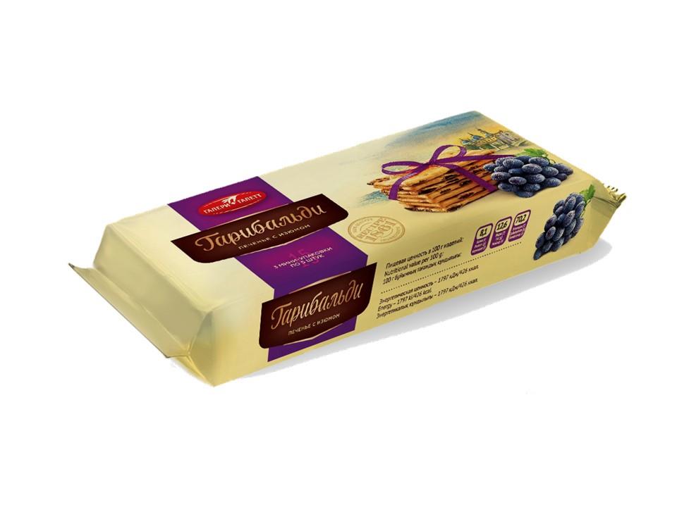 Печенье ГАЛЕРИГАЛЕТТ затяжное с изюмом, 180 г