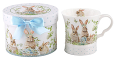 Кружка Sirocco Зайчики в цветах Модерн, 320мл