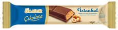 Шоколад Ulker Istanbul молочный с фундуком и хрустящей начинкой из кадайифа, 35г