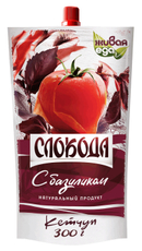 Кетчуп Слобода с базиликом, 300г