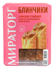 Блины Мираторг с вареной сгущенкой охлажденные, 280г