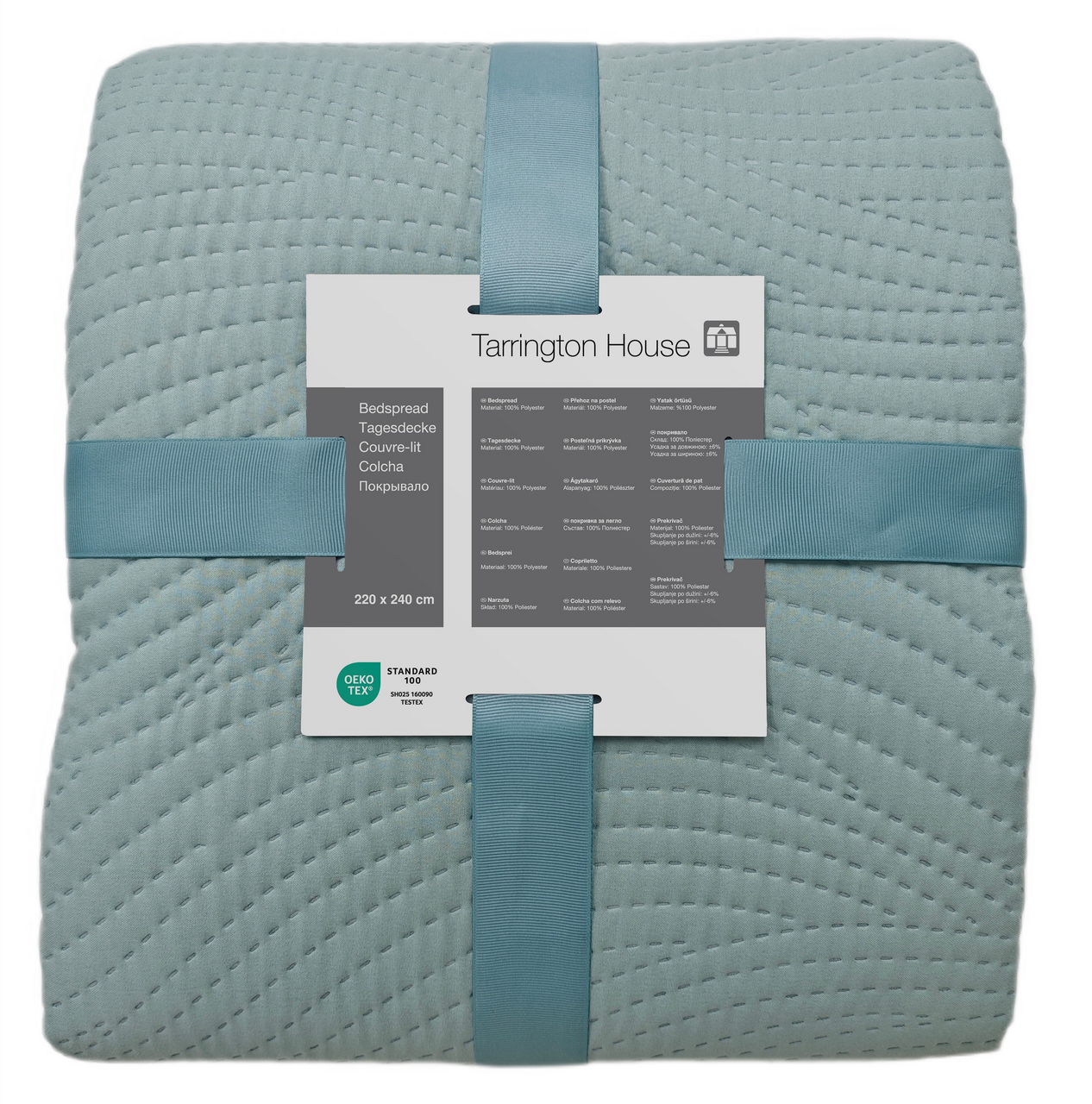 Tarrington House Покрывало ультрастеп голубое, 220 х 240см