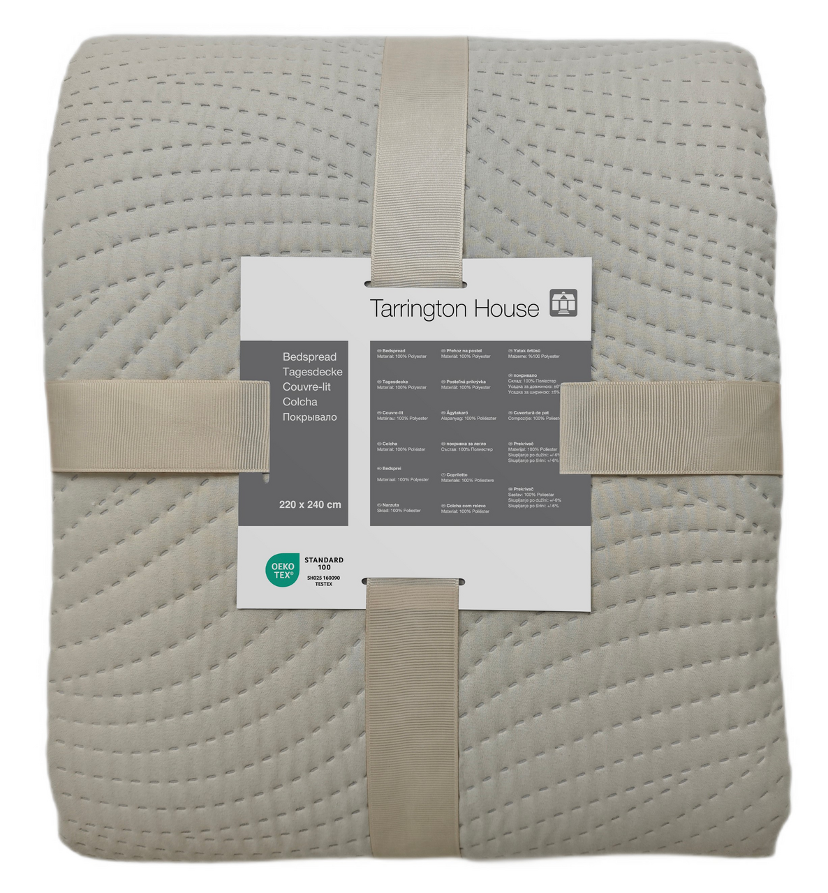 Tarrington House Покрывало ультрастеп бежевое, 220 х 240см