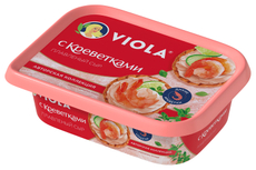 Сыр плавленый Viola с креветками 35%, 190г