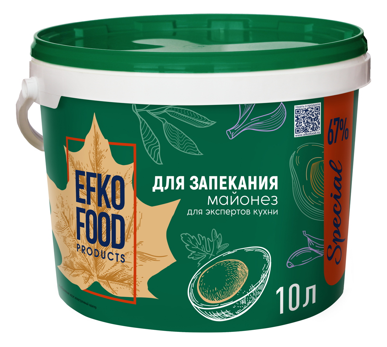 Майонез Efko Food Special для запекания 67%, 10л