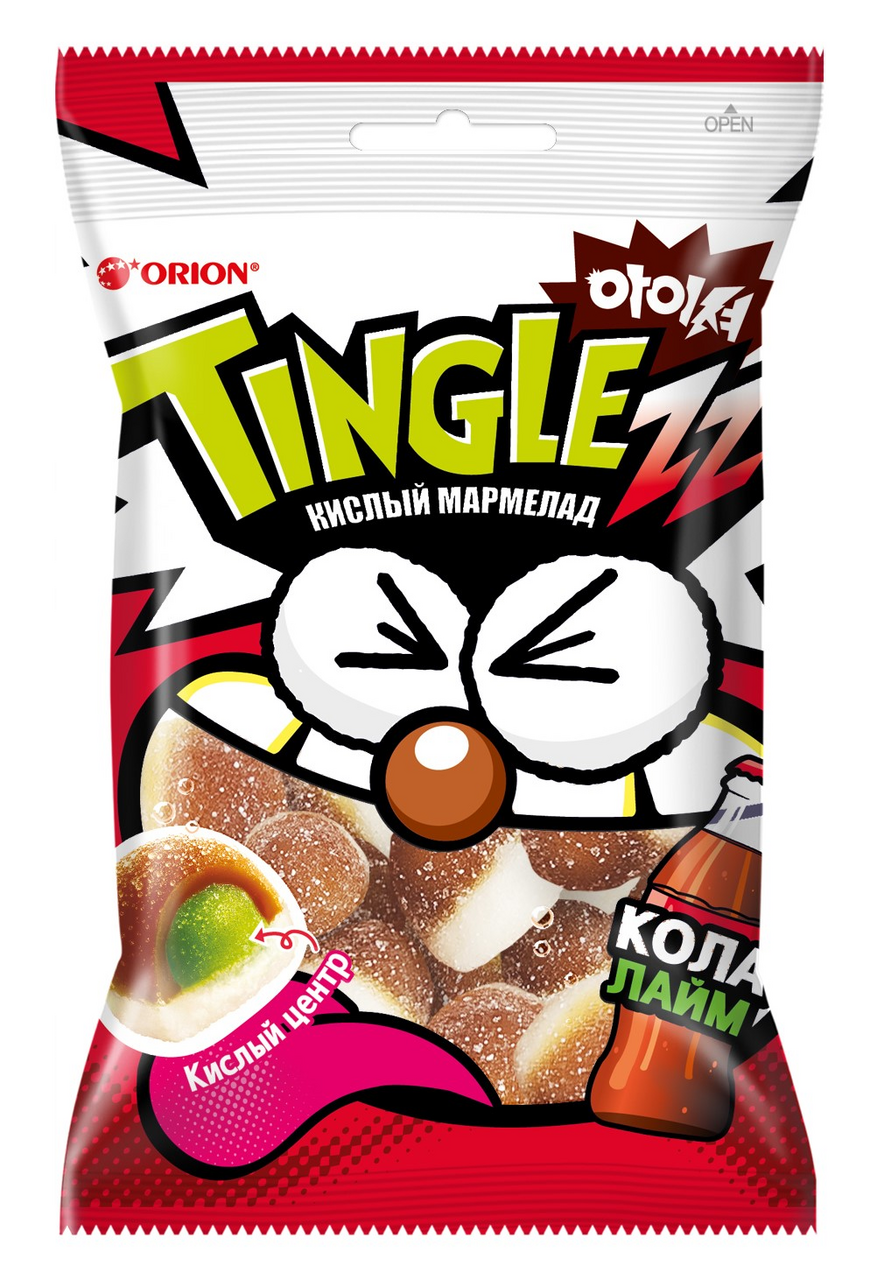 Мармелад Orion Tinglezz кола и лайм, 75г