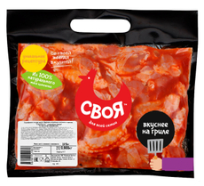 Крылышки цыпленка-бройлера Своя барбекю охлажденные, 900г