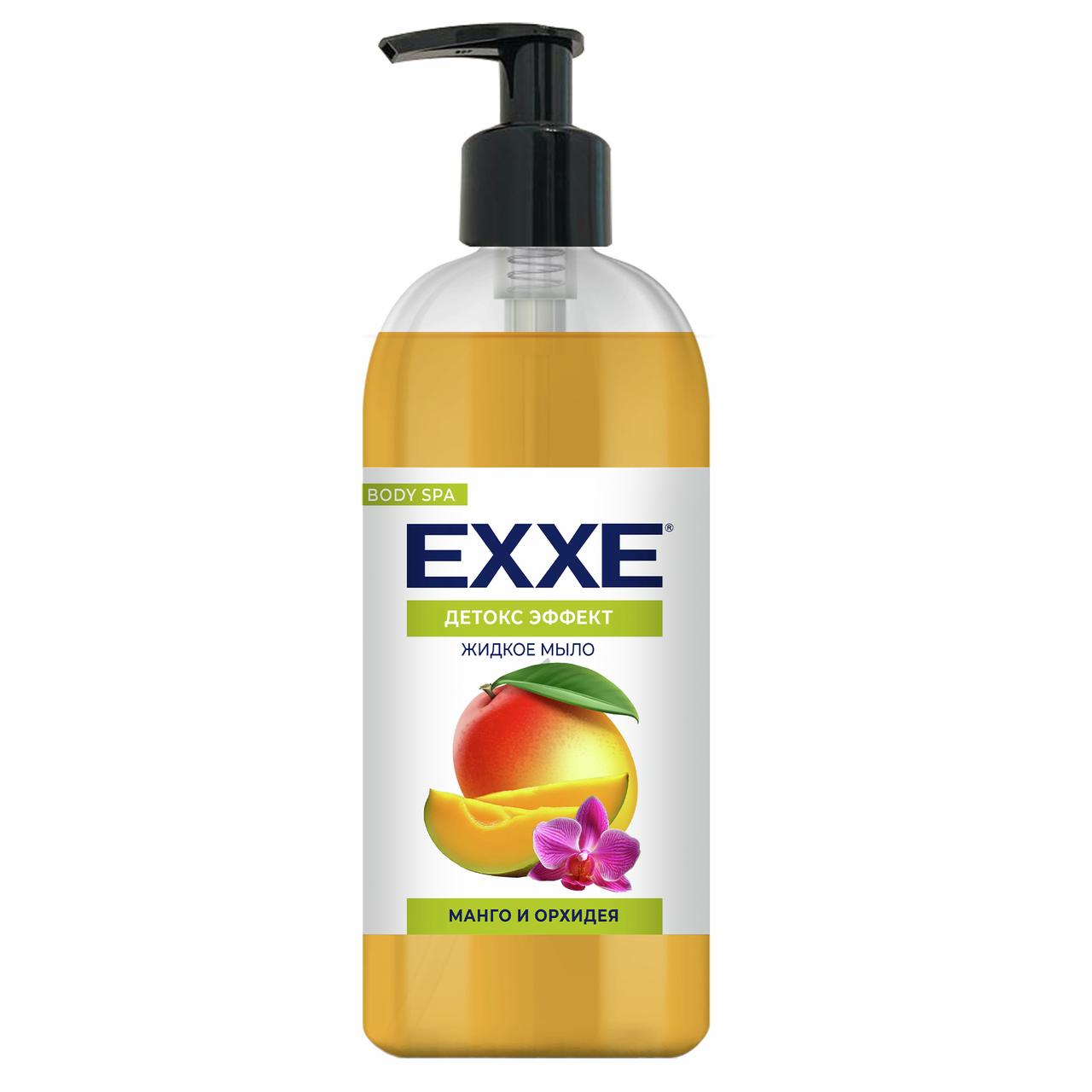 Изображение товара Жидкое мыло EXXE 500 мл Манго и орхидея - мягкое очищение и приятный аромат