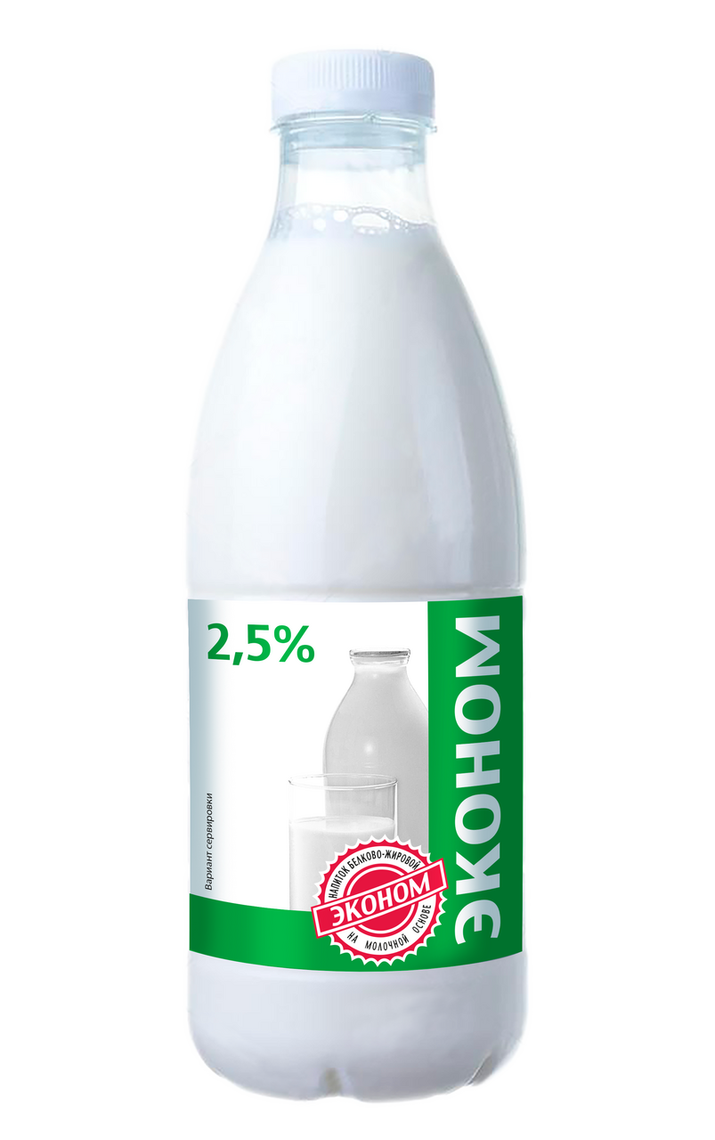Напиток белково-жировой Эконом ультрапастеризованный 2.5%, 900мл