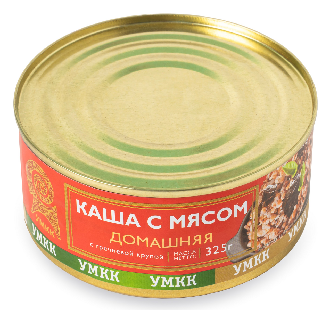 Каша Умкк Домашняя с мясом и гречневой крупой, 325г