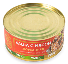 Каша Умкк Домашняя с мясом и гречневой крупой, 325г