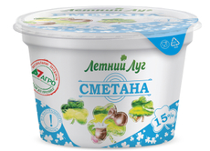 Сметана Летний луг 15%, 200г