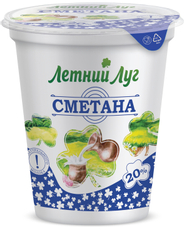 Сметана Летний луг 20%, 400г