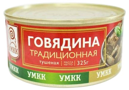 Говядина тушеная Умкк Традиционная, 325г