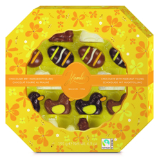 Конфеты Hamlet шоколадные пралине звери и Пасха с окном, 195г