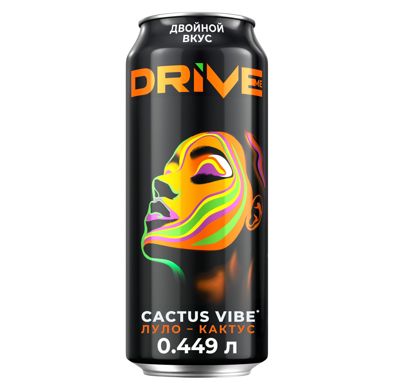 Напиток энергетический Drive Me Экзотическая энергия луло и кактус, 449мл