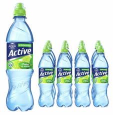Вода Aqua Minerale Minerale Active лайм и мята негазированная, 500мл x 12 шт