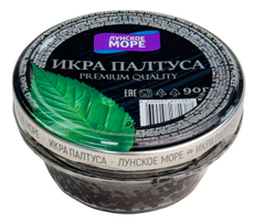 Икра палтуса Лунское море черная, 90г