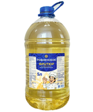 Масло подсолнечное Ровненское рафинированное дезодорированное для фритюра, 5л
