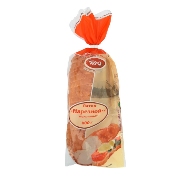 Батон Пензенский ХЗ №2 нарезной в нарезке, 400г
