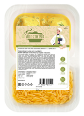 Ежики куриные Аппетитов в сырном соусе с пастой орзо, 220г