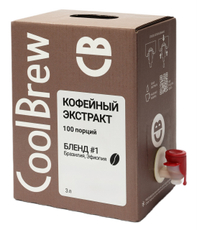 Экстракт кофейный Coolbrew Бразилия и Эфиопия, 3л