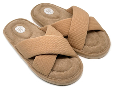 Тапочки женские Lucky Land Перекрест разнотонные