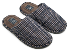Тапочки мужские Lucky Land Клетка разнотонные