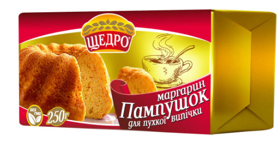 Маргарин Молочная долина Пампушок 40%, 250г