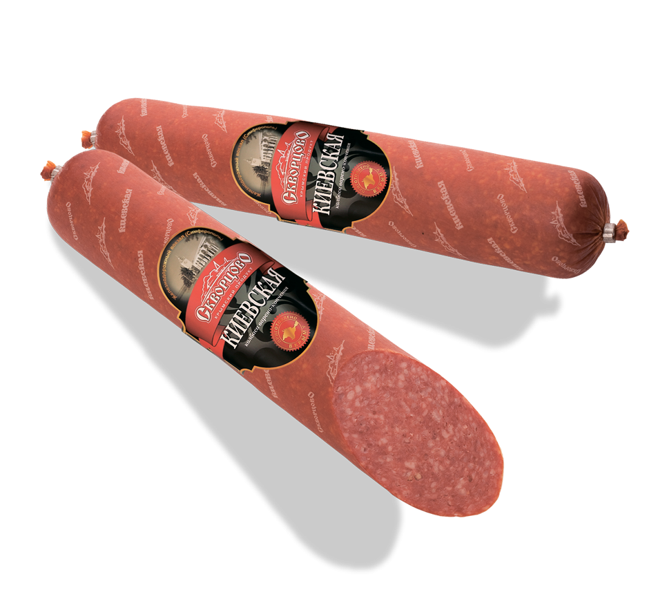 Колбаса Скворцово Киевская варено-копченая, ~600г