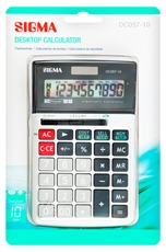 SIGMA Калькулятор DC057 настольный, 10 разрядов