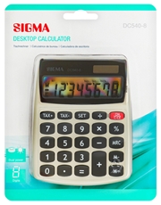 SIGMA Калькулятор DC5408 настольный, 8 разрядов