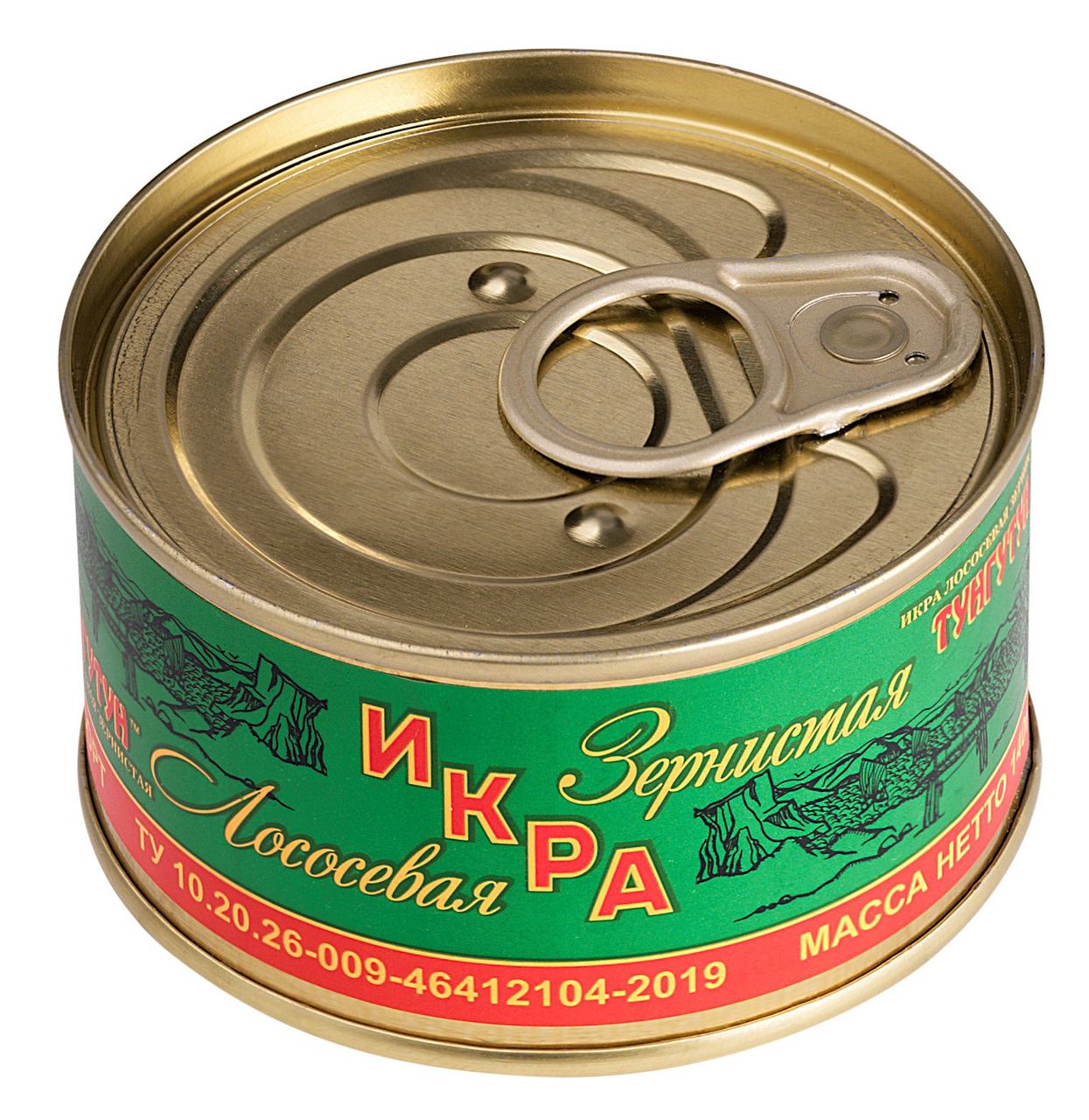 Икра лососевая Тунгутун горбуша зернистая, 140г