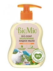 Мыло жидкое BioMio с маслом абрикоса смягчающее экологичное, 300мл