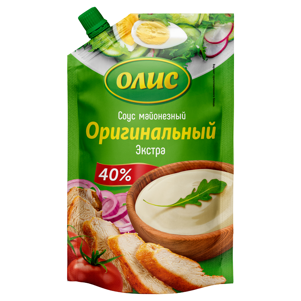 Соус майонезный Олис оригинальный экстра 40%, 350мл