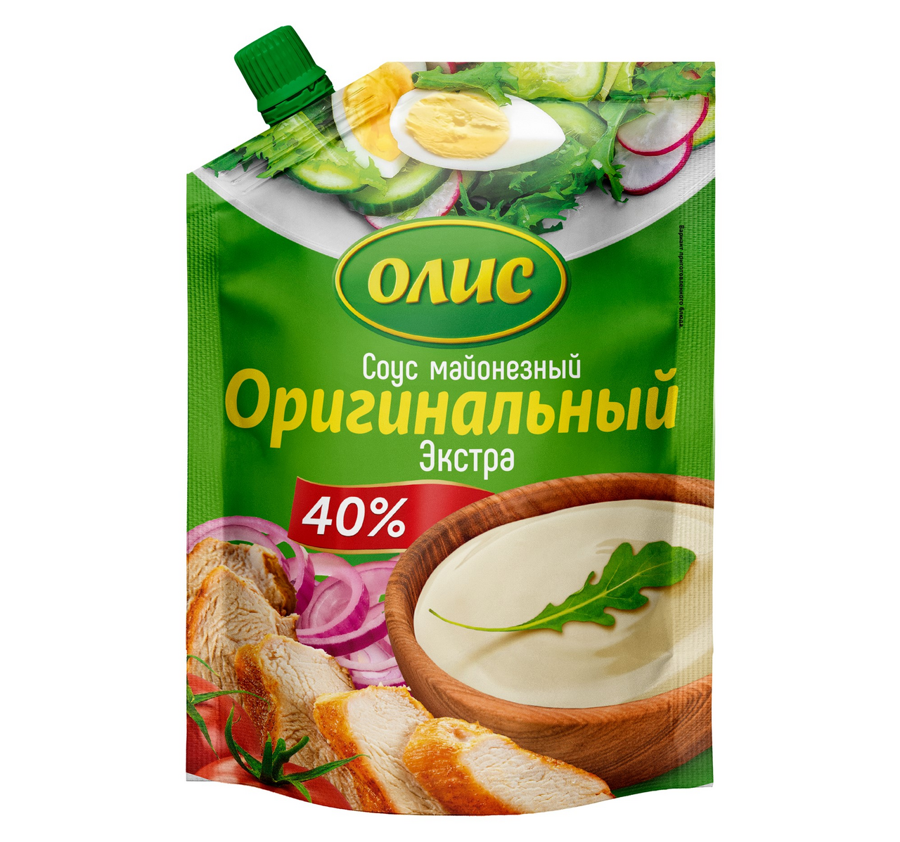 Соус майонезный Олис оригинальный экстра 40%, 653мл