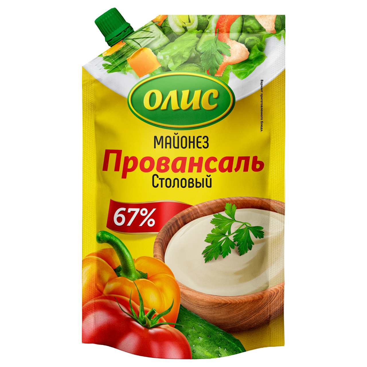 Майонез Олис Провансаль столовый 67%, 350мл