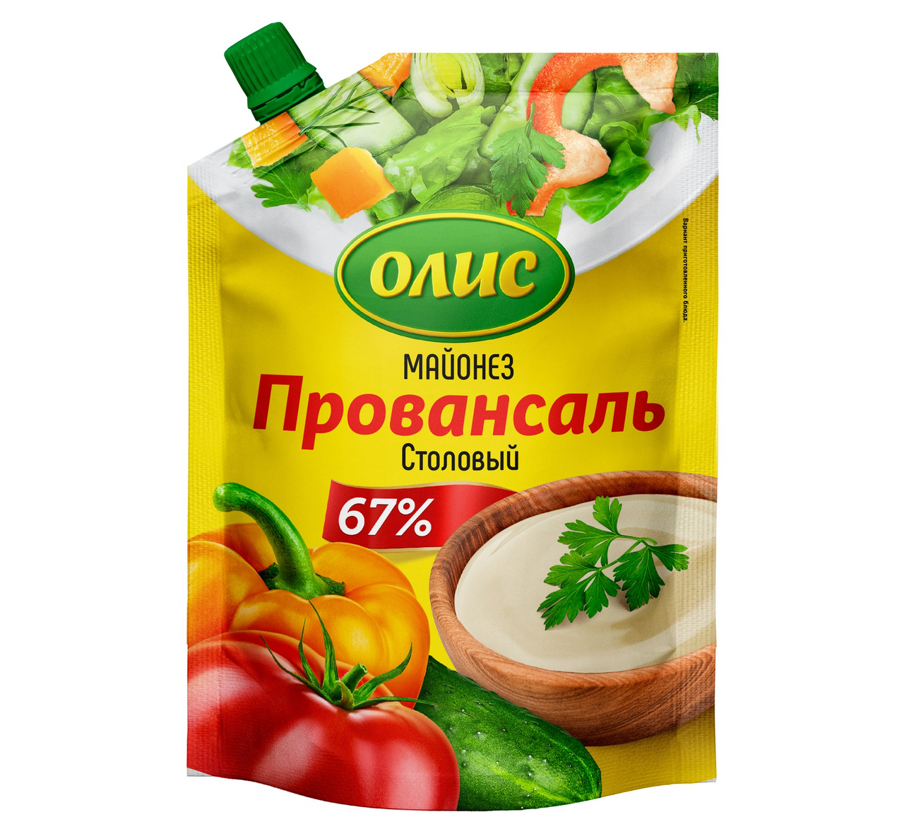 Майонез Олис Провансаль столовый 67%, 646мл