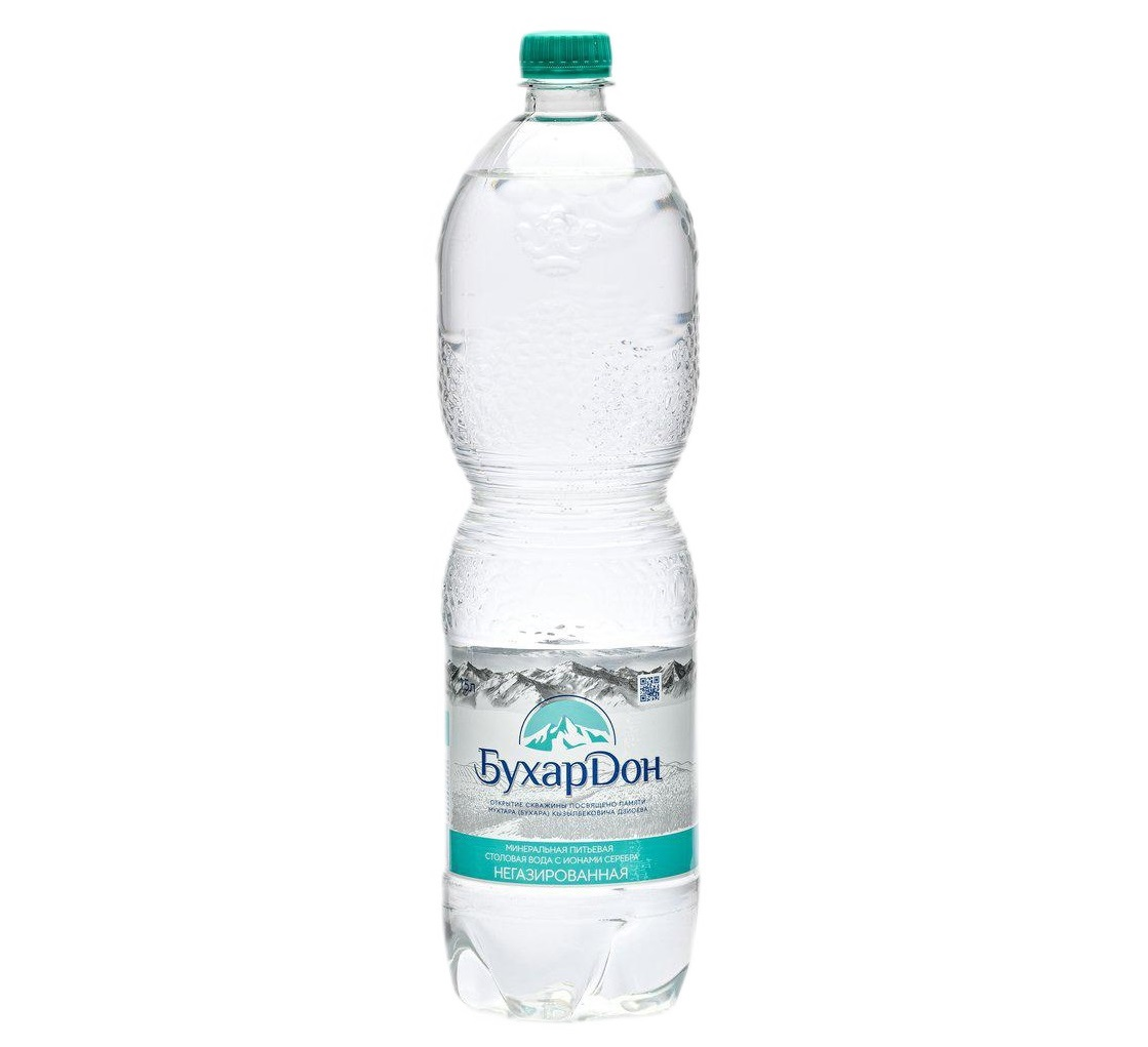 Вода Бухардон минеральная с ионами серебра негазированная, 1.5л