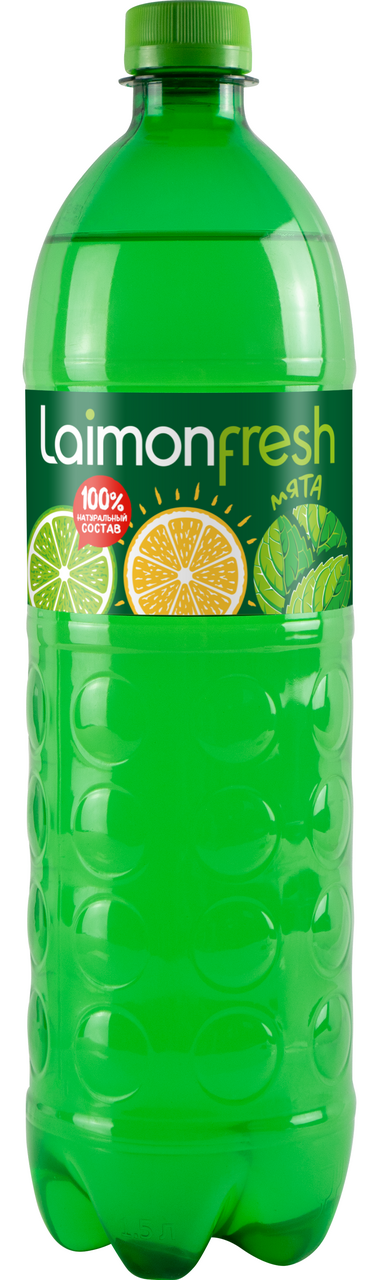 Напиток Laimon Fresh лайм, лимон и мята газированный, 1л