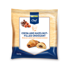 METRO Chef Круассан с орехом и шоколадом замороженный (90г x 6шт), 540г