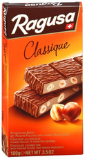 Шоколад Ragusa молочный трюфель и лесной орех, 100г