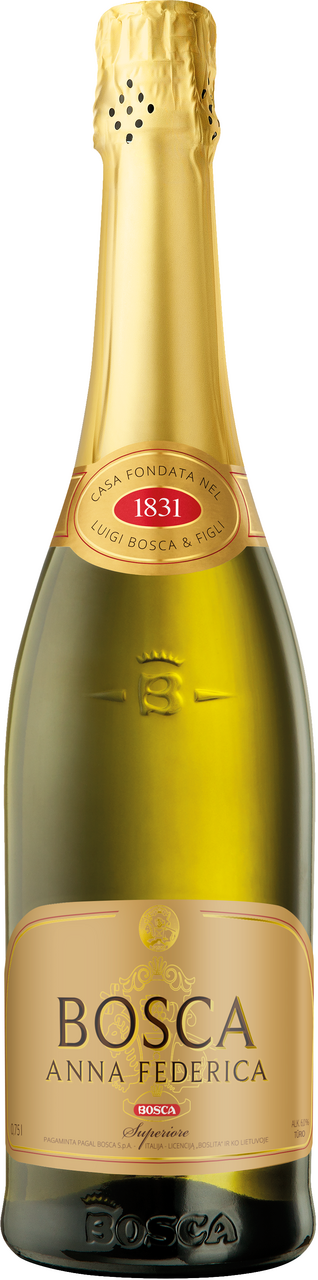 Изображение товара Bosca Anna Federica Супериоре белый сладкий газированный сидр 0.75л