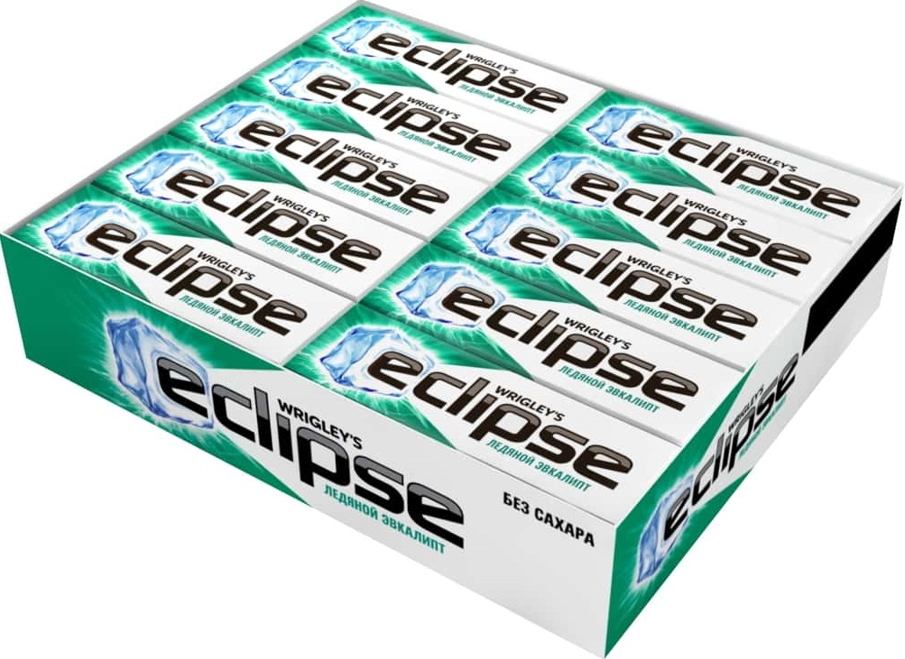 Жевательная резинка Eclipse эвкалипт, 14г x 30 шт