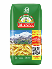 Макароны спирали Makfa высший сорт, 450г