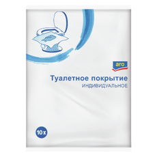 aro Покрытия на унитаз индивидуальные бумажные, 10шт x 5 упаковок