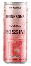 Напиток безалкогольный Drinksome Cocktail Rossini Коктейль Россини газированный, 330мл